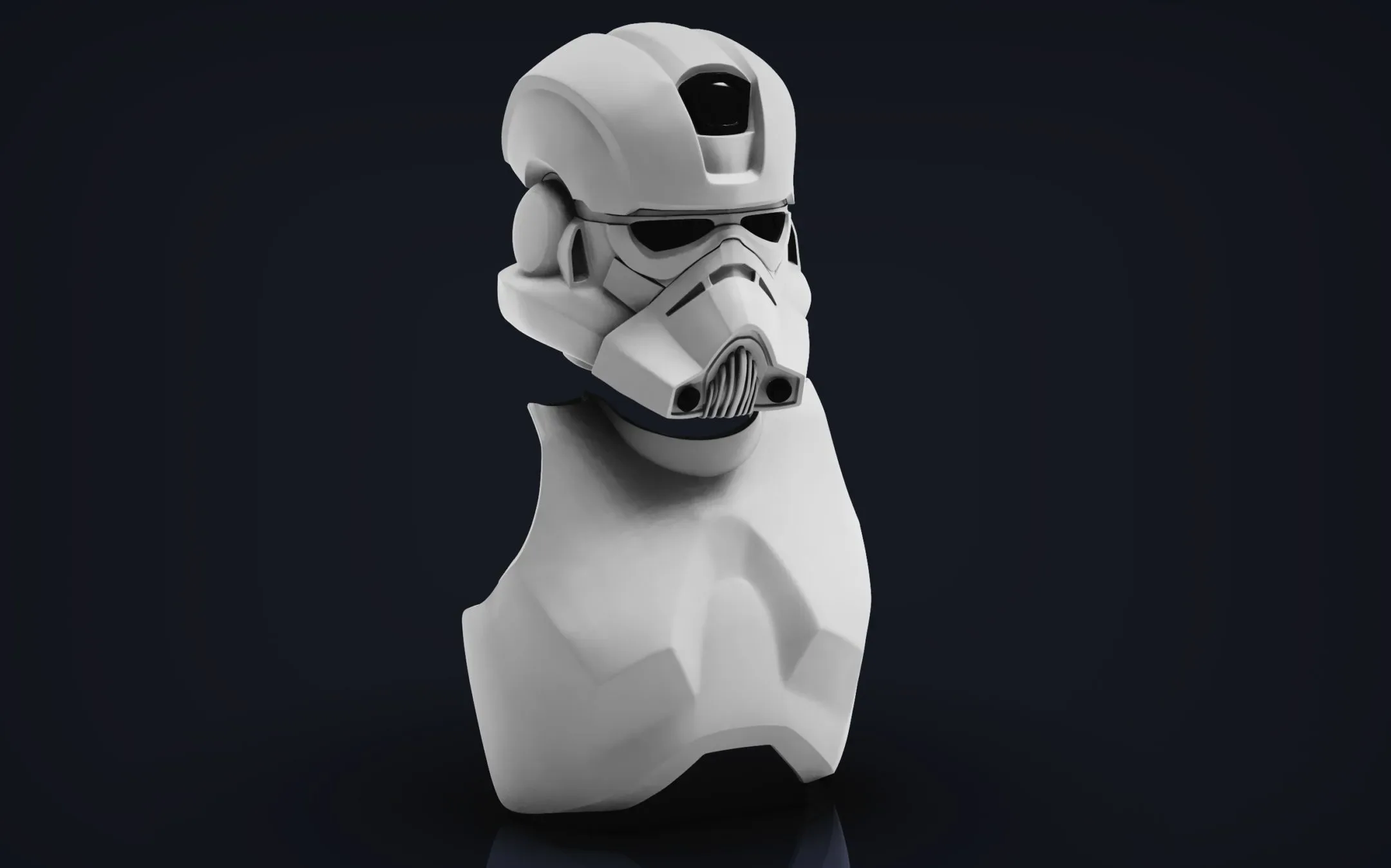 Clone Engineer Phase 2 helmet and body armor 3D print model