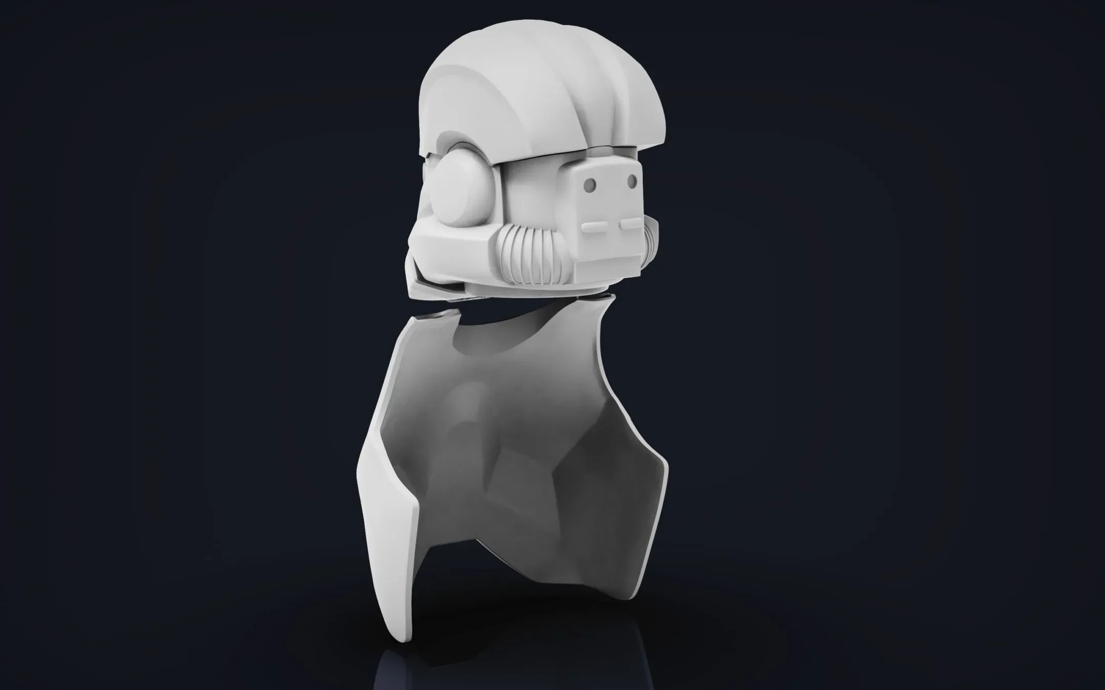 Clone Engineer Phase 2 helmet and body armor 3D print model