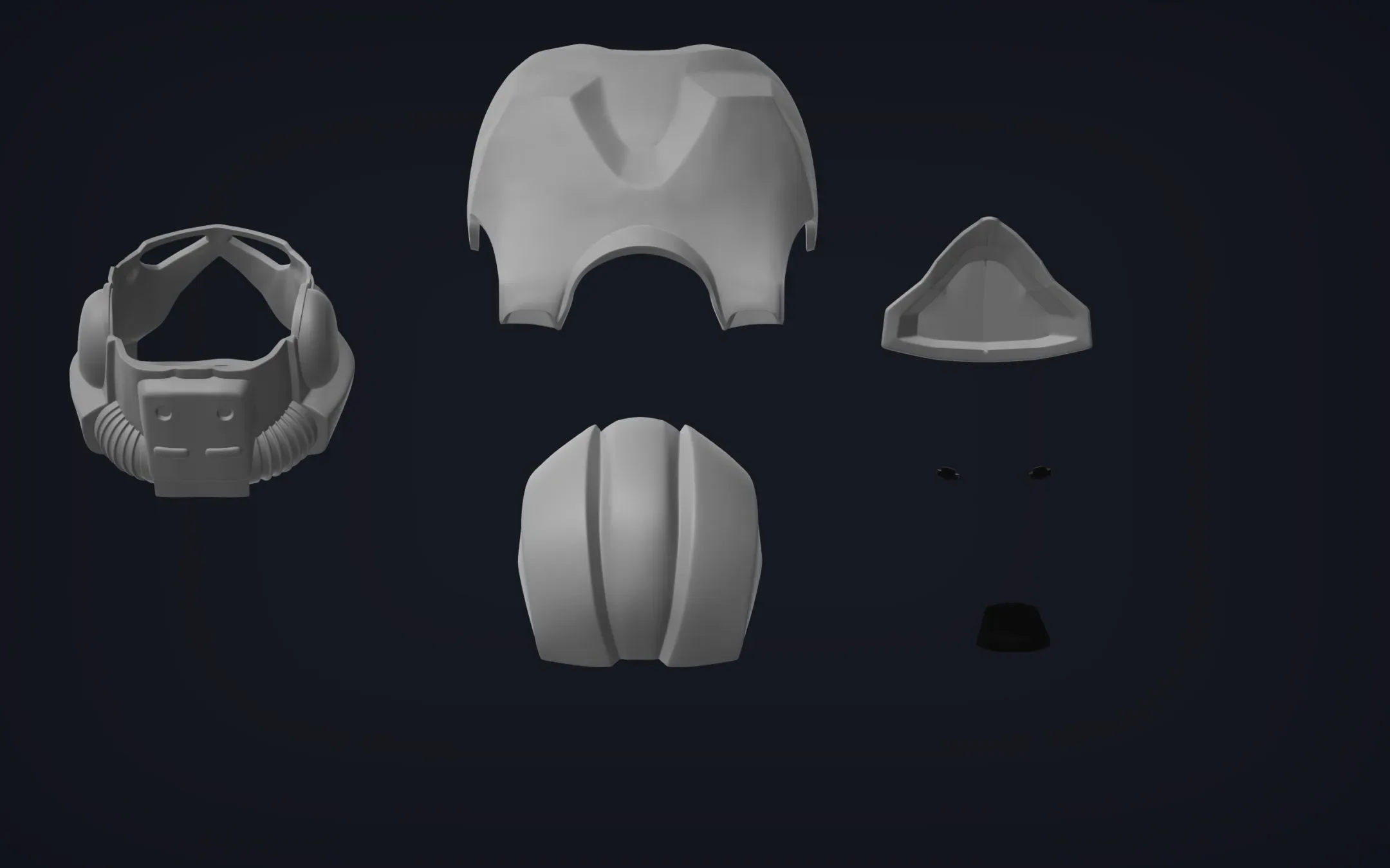 Clone Engineer Phase 2 helmet and body armor 3D print model