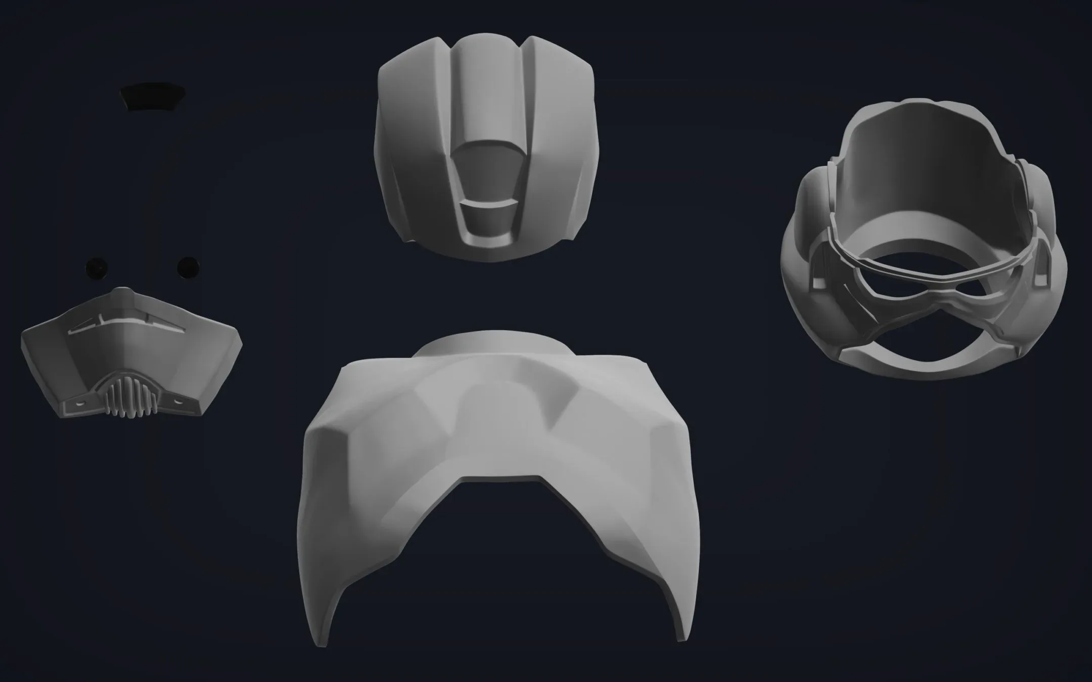 Clone Engineer Phase 2 helmet and body armor 3D print model