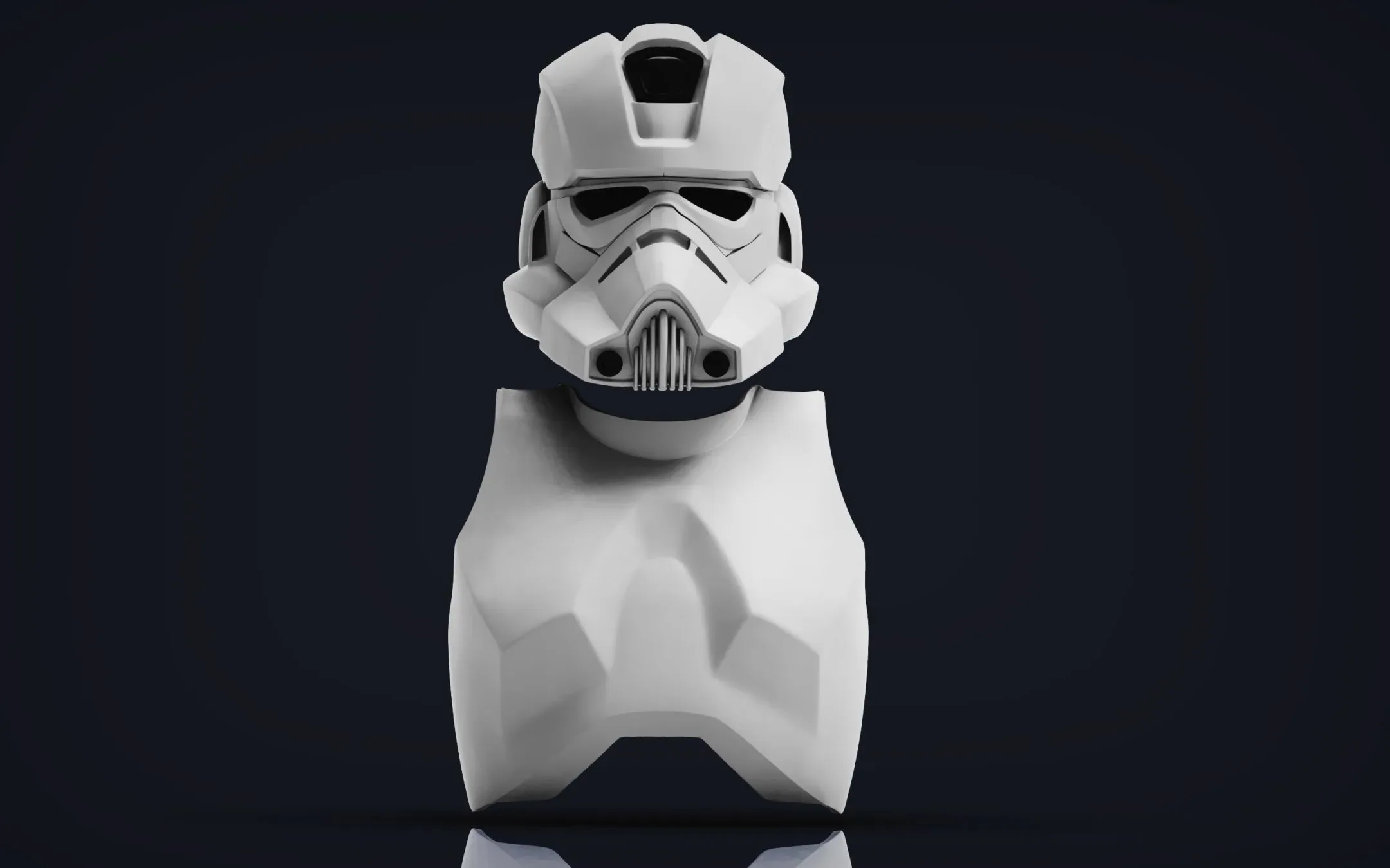 Clone Engineer Phase 2 helmet and body armor 3D print model