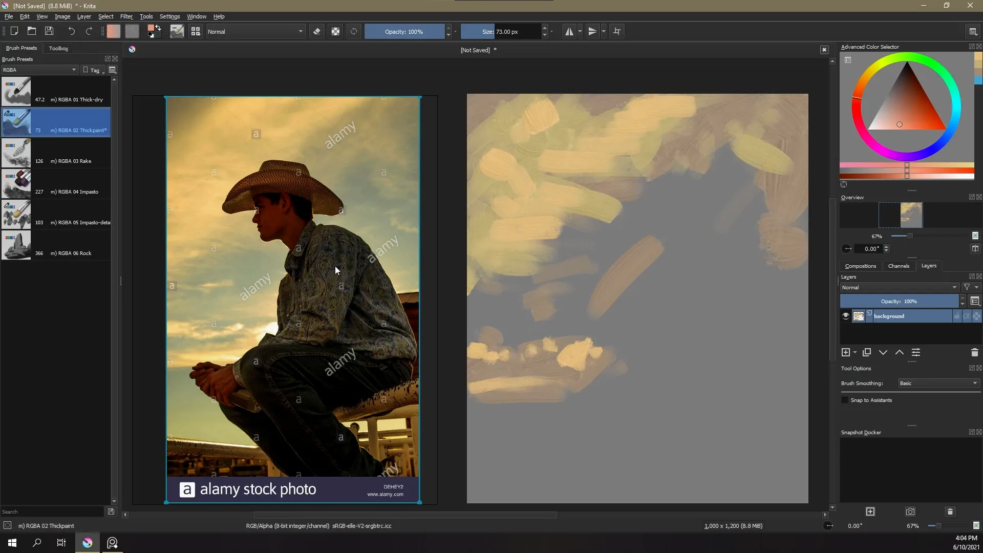 Create Traditional Style Paintings in Krita