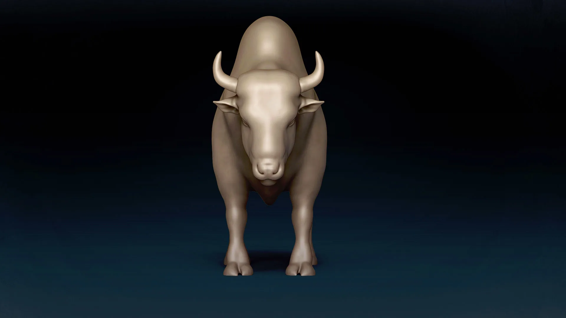 American Bison Basemesh 3D model