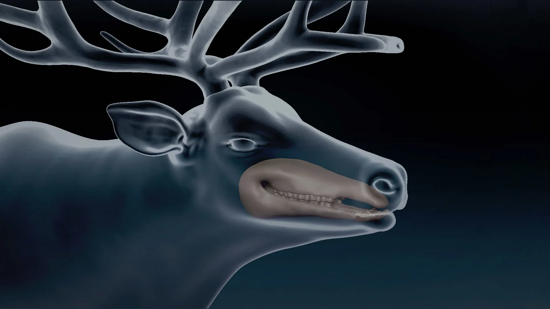 Caribou Basemesh 3D model