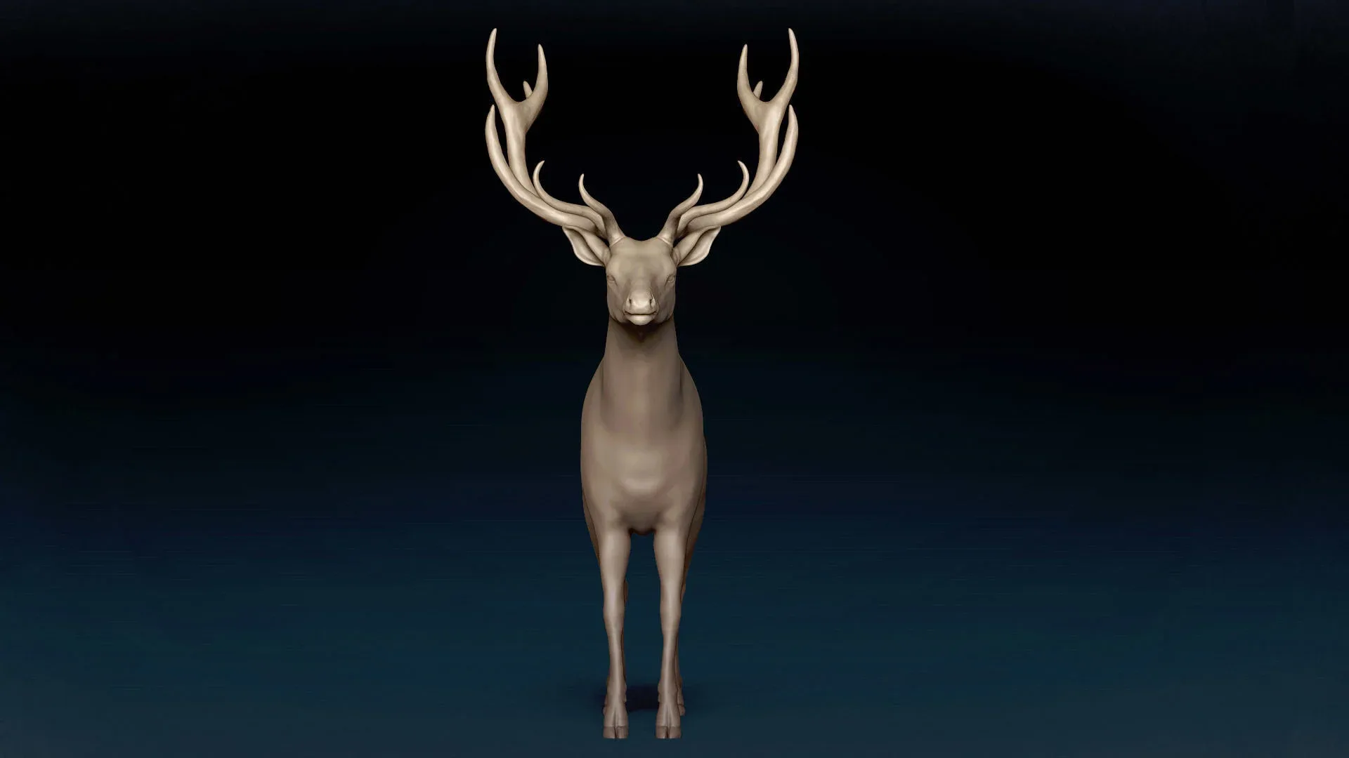 Red Deer Basemesh 3D model