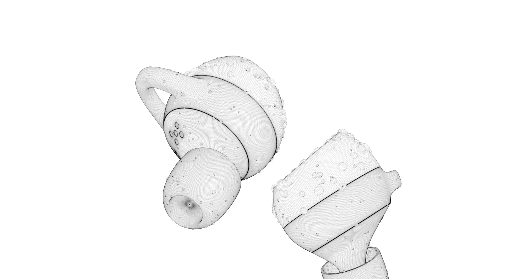 Headset 3D modeling and rendering