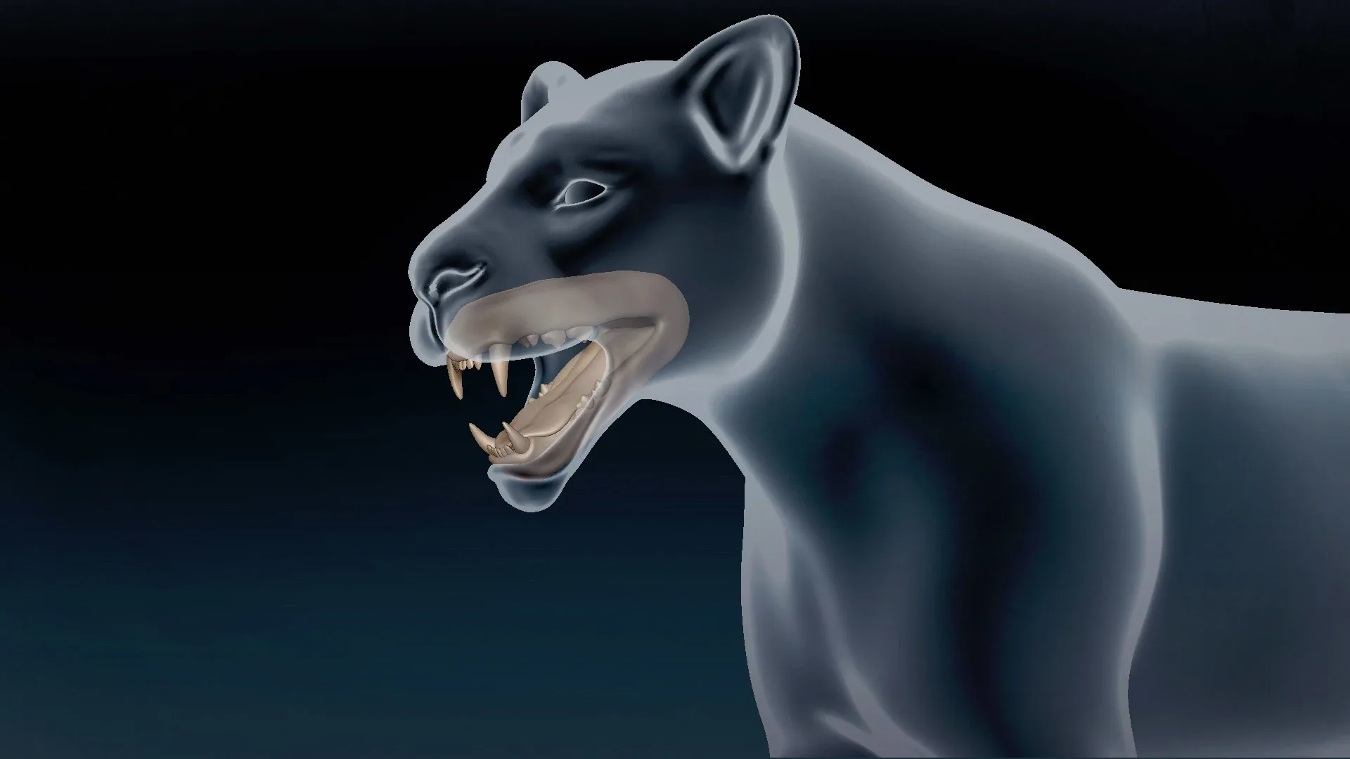 Lioness Basemesh 3D model