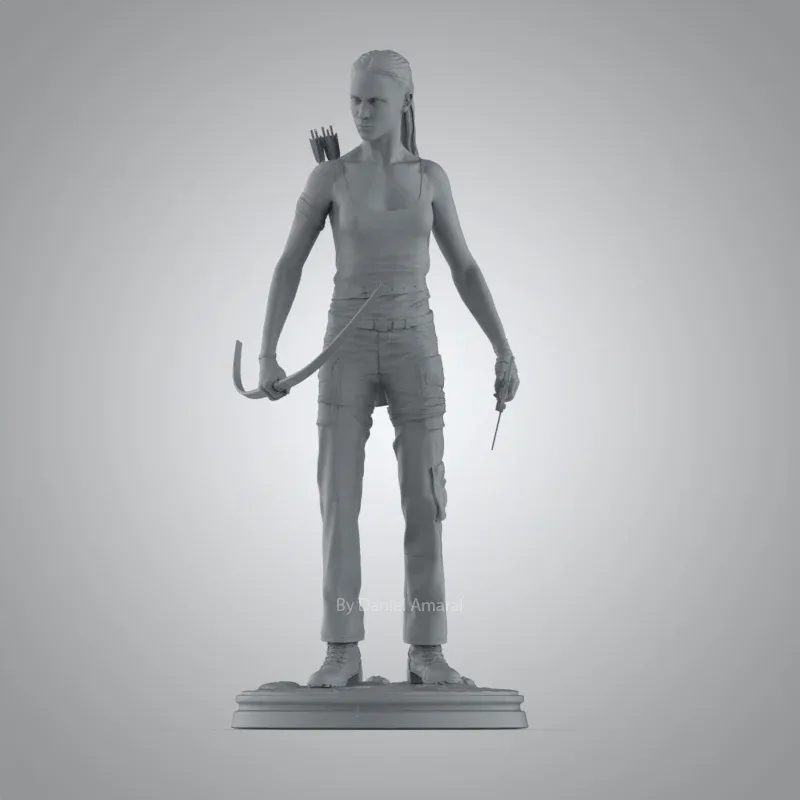Alicia Vikander Tomb Raider 3D Printable Model