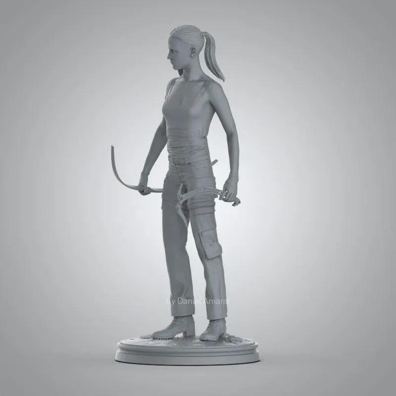 Alicia Vikander Tomb Raider 3D Printable Model