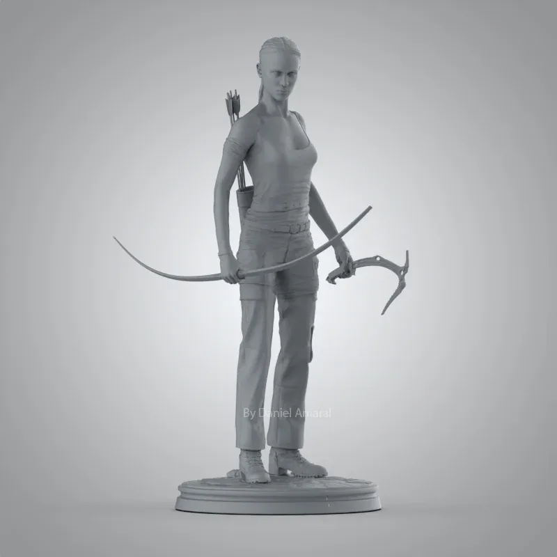 Alicia Vikander Tomb Raider 3D Printable Model