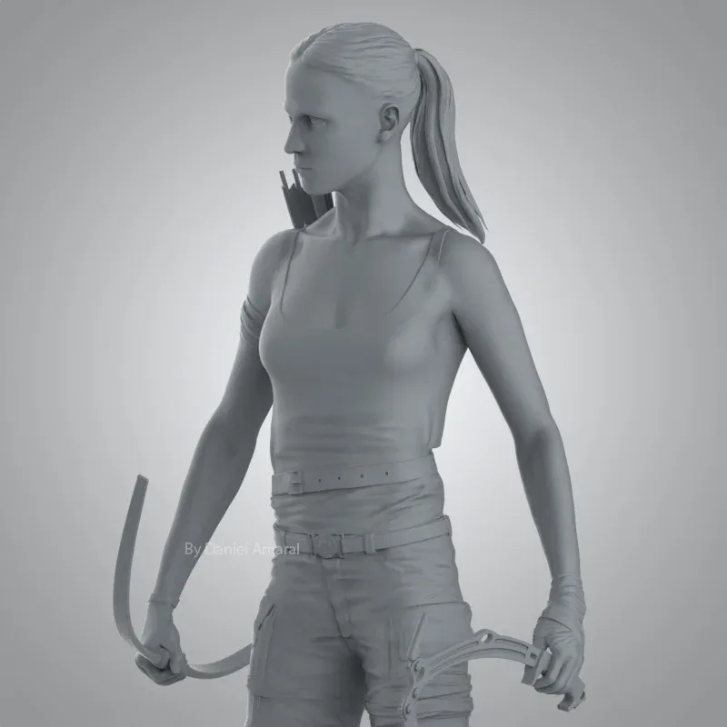 Alicia Vikander Tomb Raider 3D Printable Model