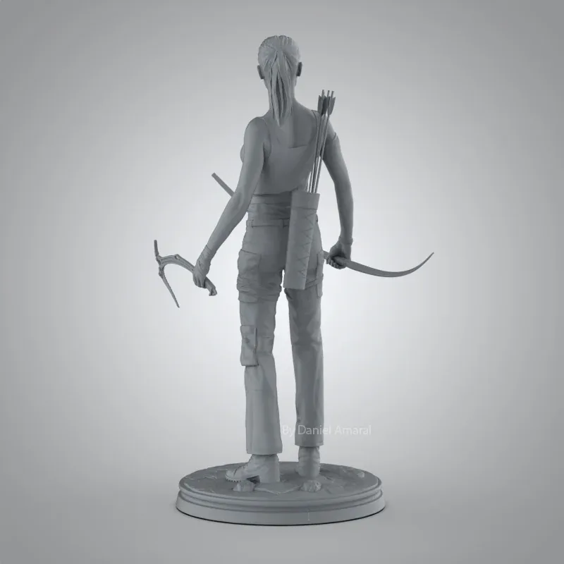 Alicia Vikander Tomb Raider 3D Printable Model