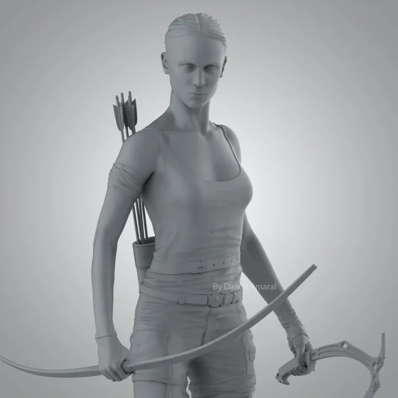 Alicia Vikander Tomb Raider 3D Printable Model