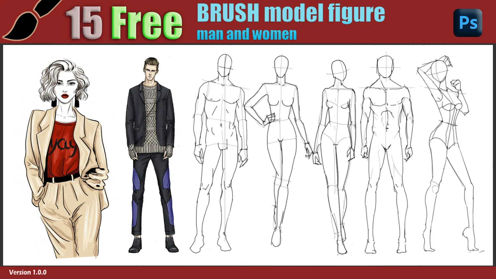 15 Free Brush Model Figure