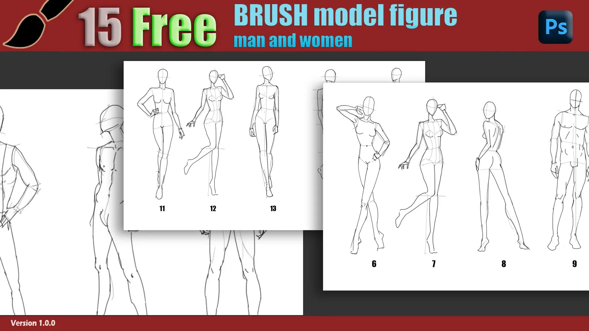 15 Free Brush Model Figure