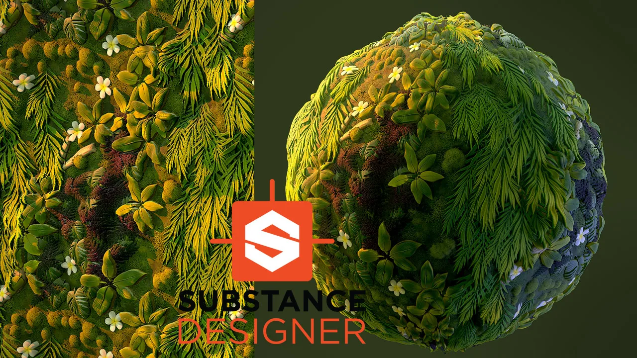 Stylized Vegetation - Substance Designer