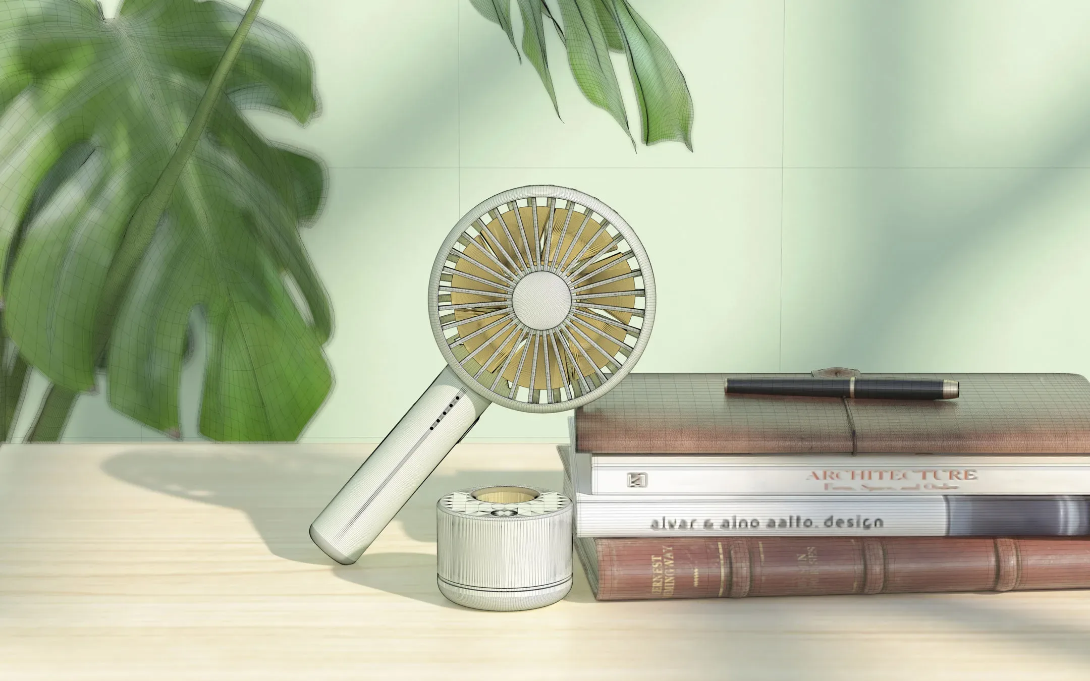 Small Fan 4 Modeling and Rendering