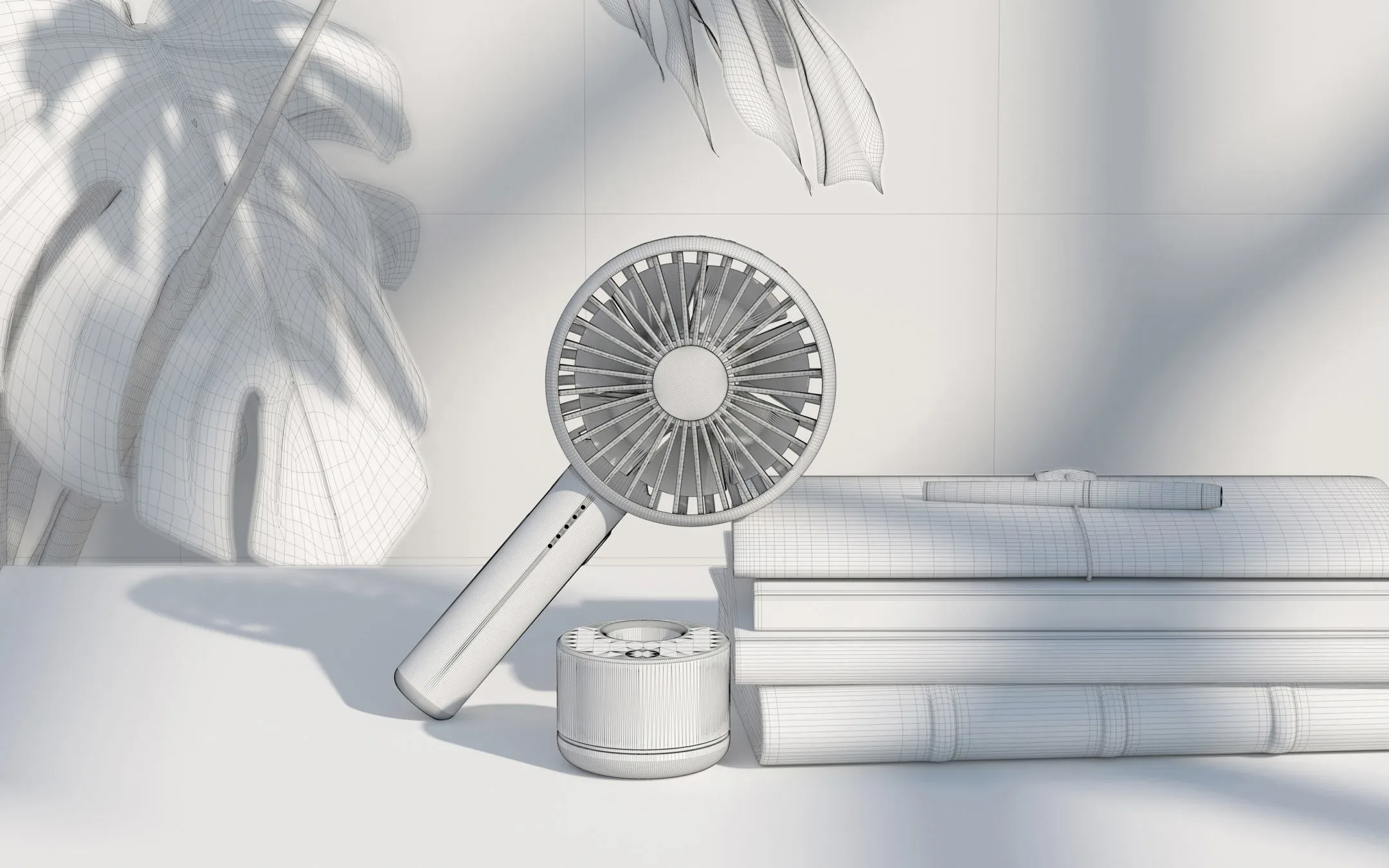 Small Fan 4 Modeling and Rendering