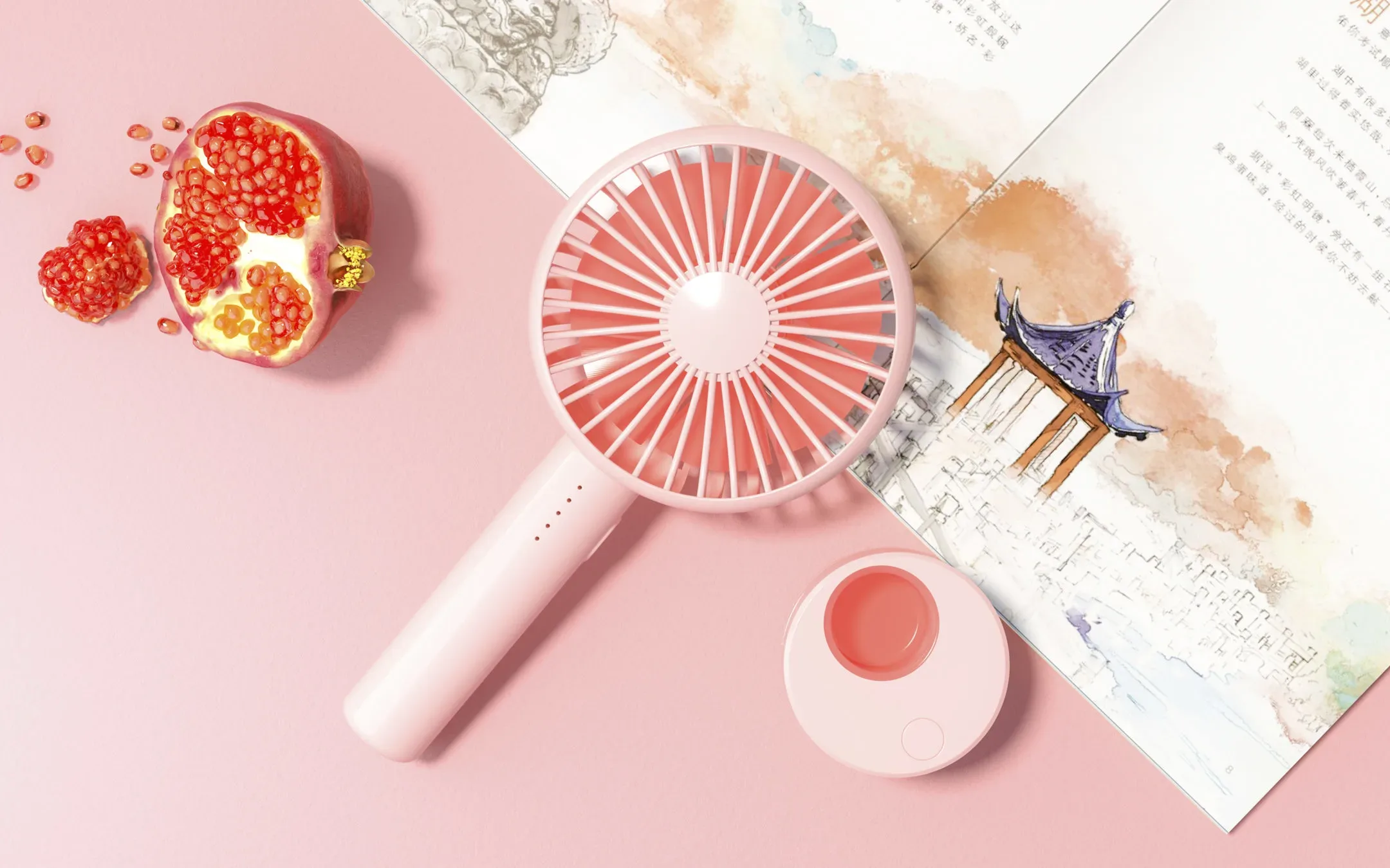 Small Fan Modeling and Rendering 1-6 Collection