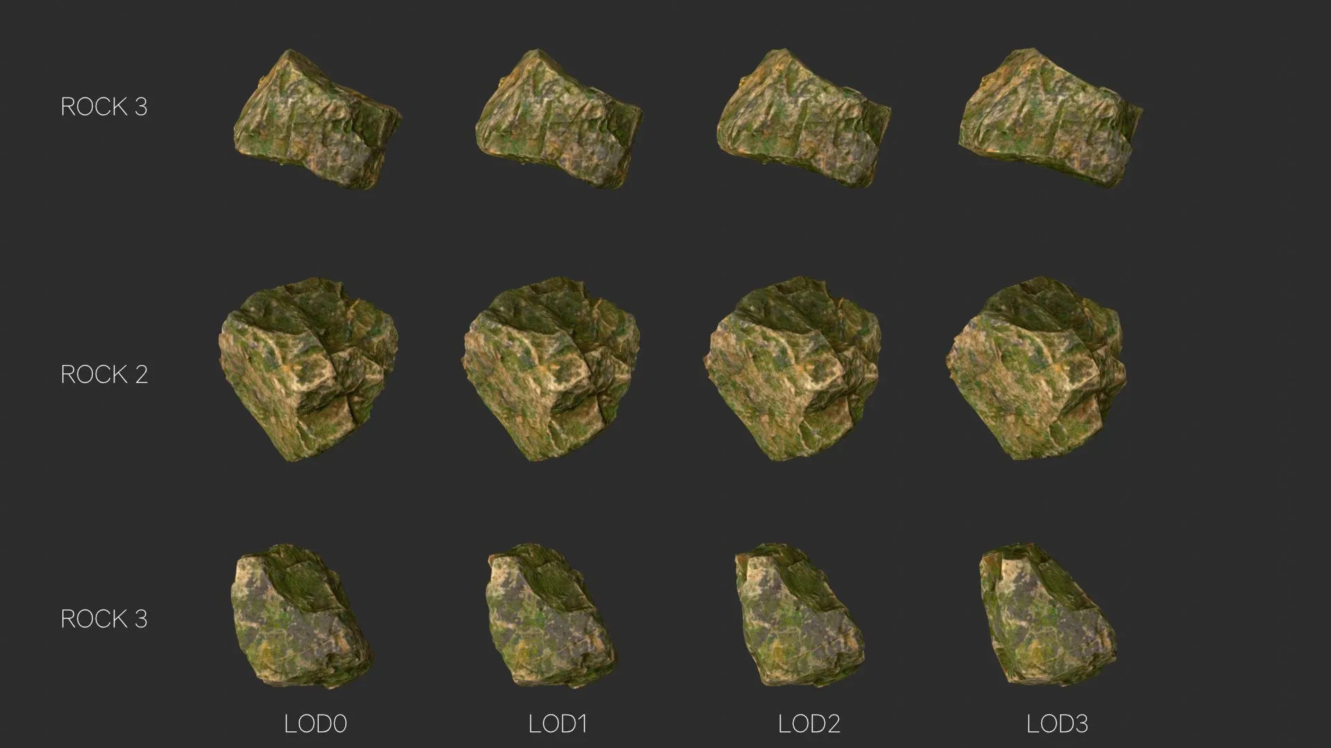 Photoscanned Rocks 01