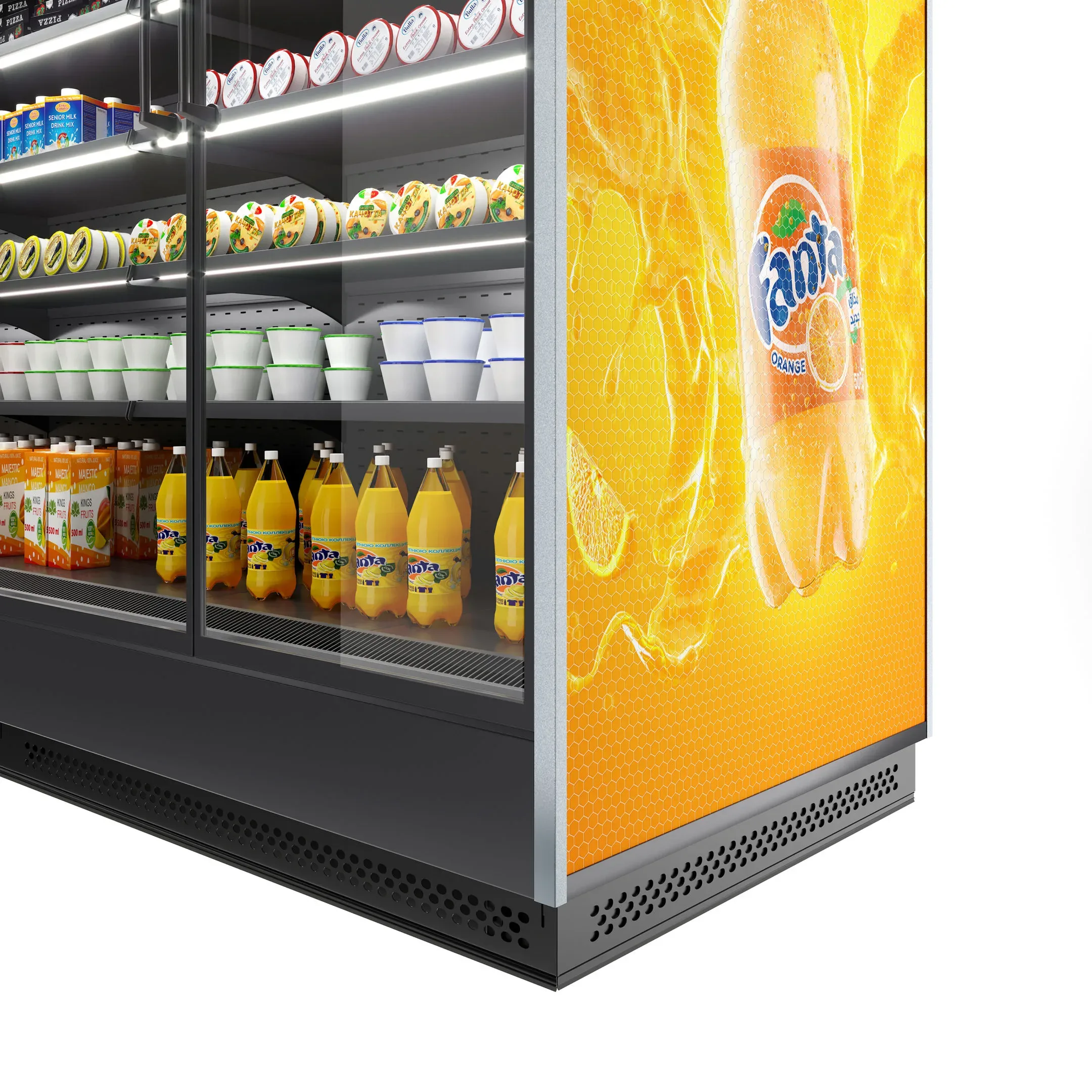 Vertical Refrigerated Display Case Tesey