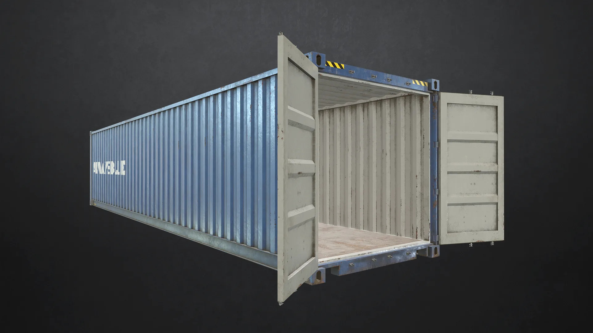 Shipping Container - Low Poly