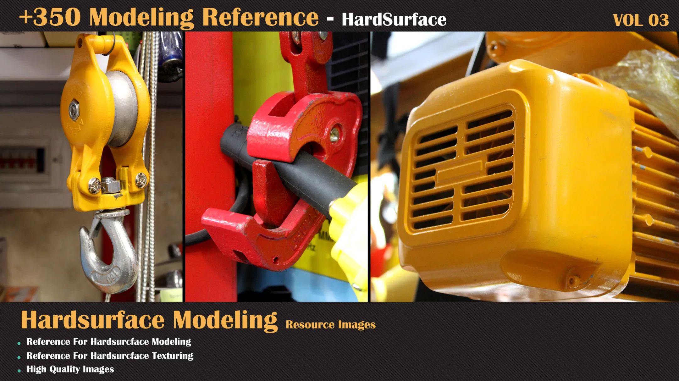 350 Modeling Reference - HardSurface - VOL 03