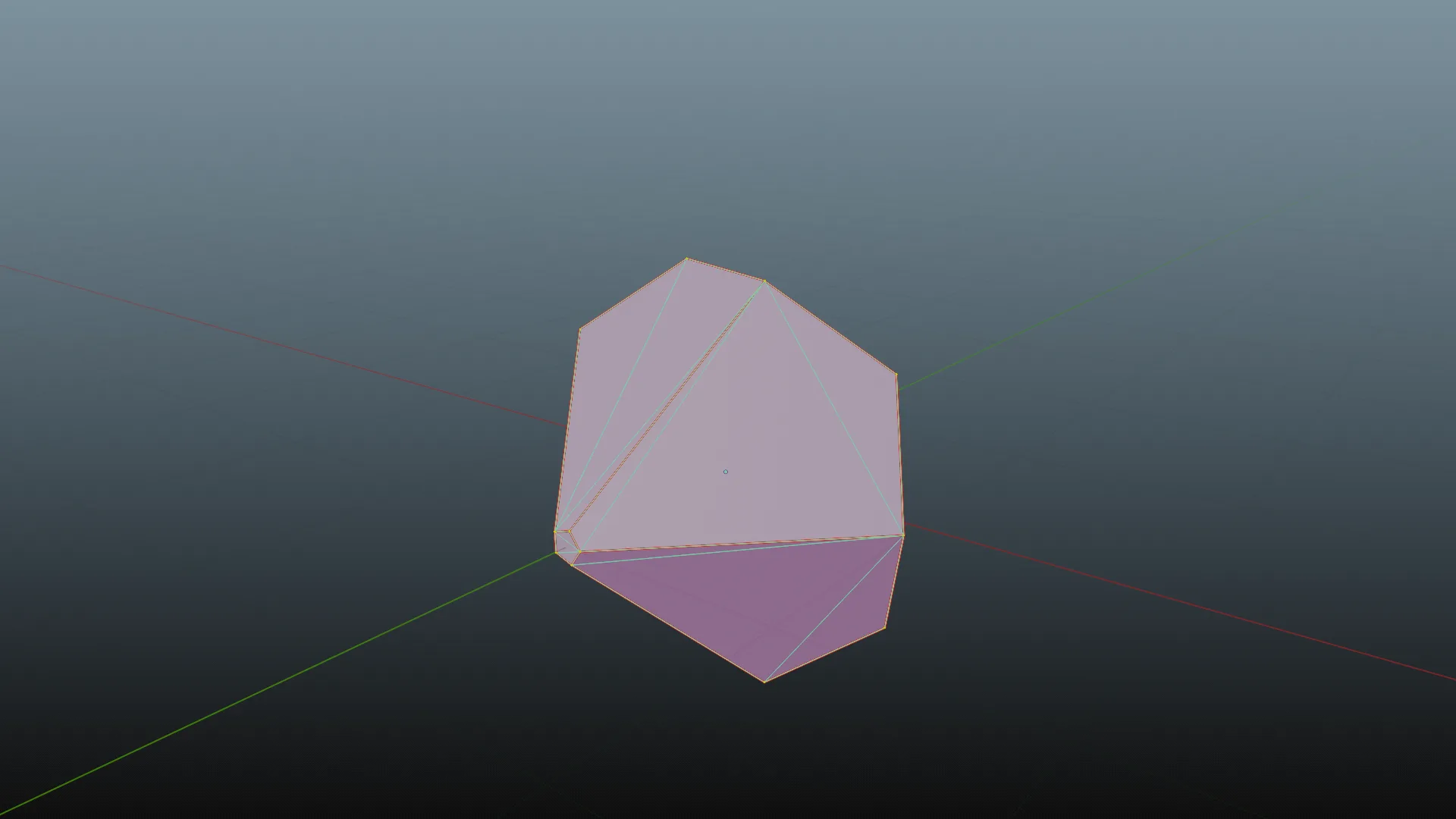 Dice d10 low-poly PBR