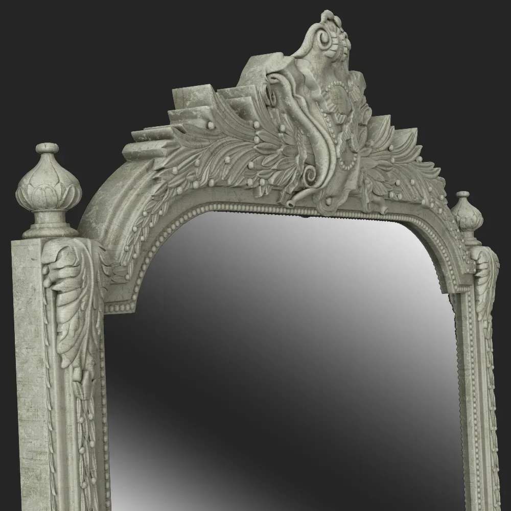 Antique Carved Mirror