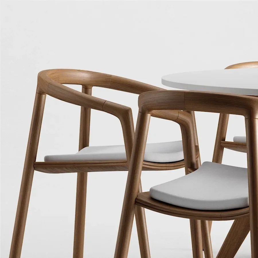 Solid Chair & Torsa Table By Manutti