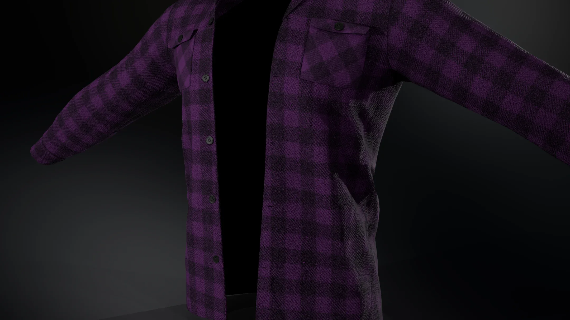 Purple Flannel Shirt