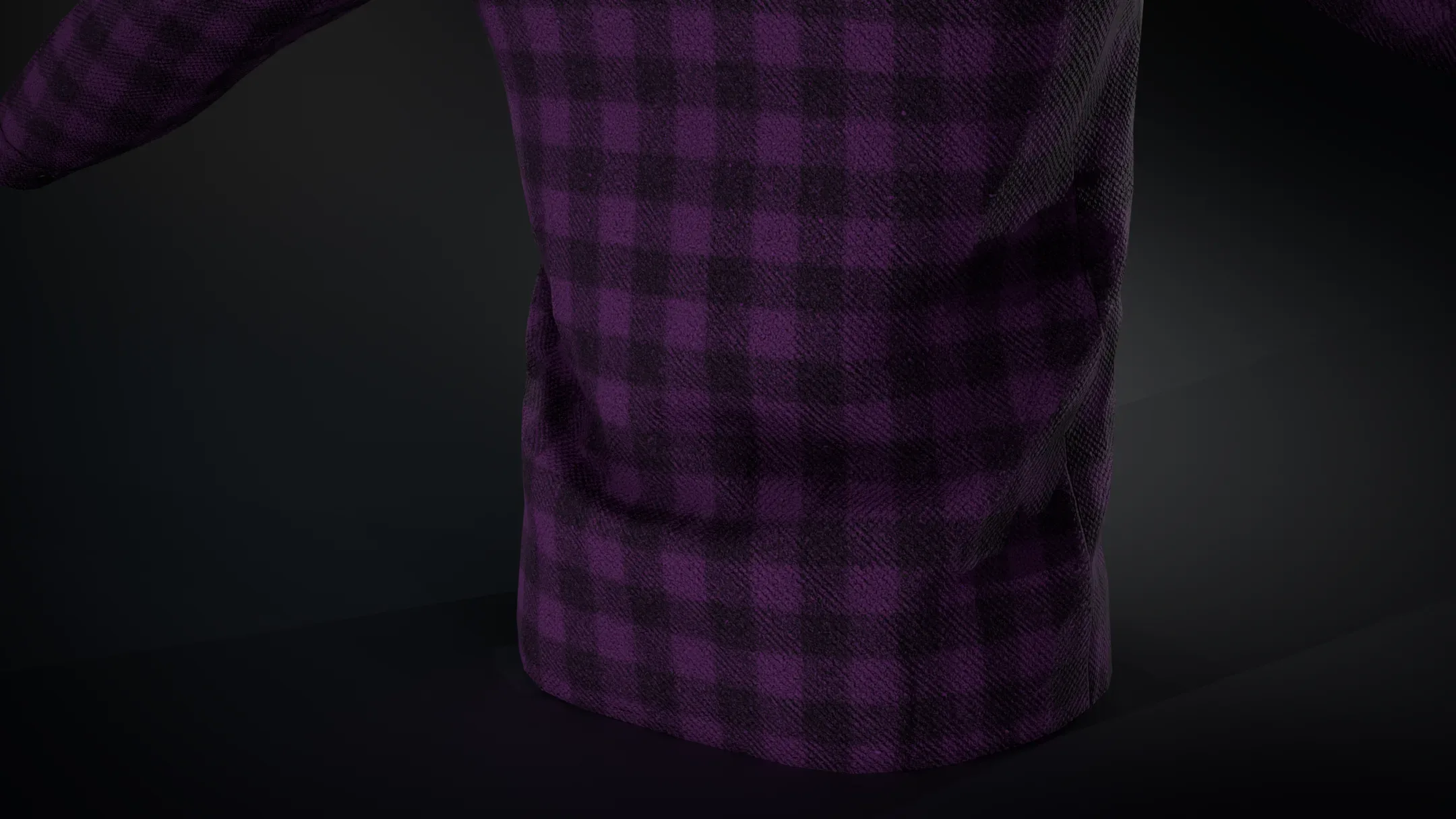 Purple Flannel Shirt