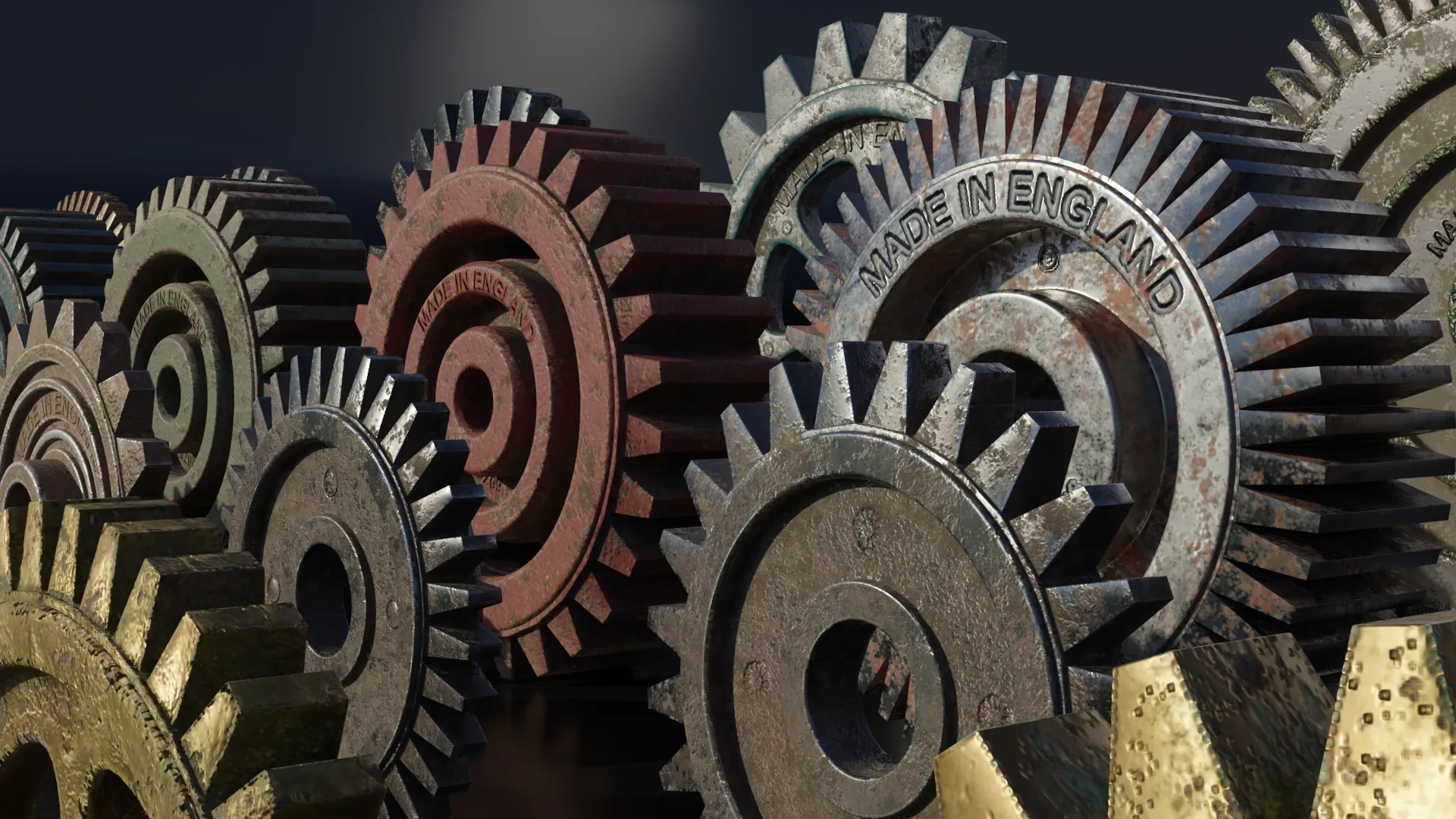 Industrial Gears Asset Pack