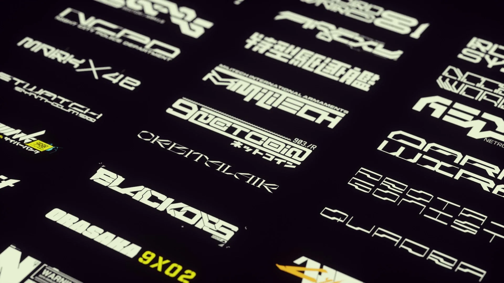 60+ Cyberpunk Decals Vol-02