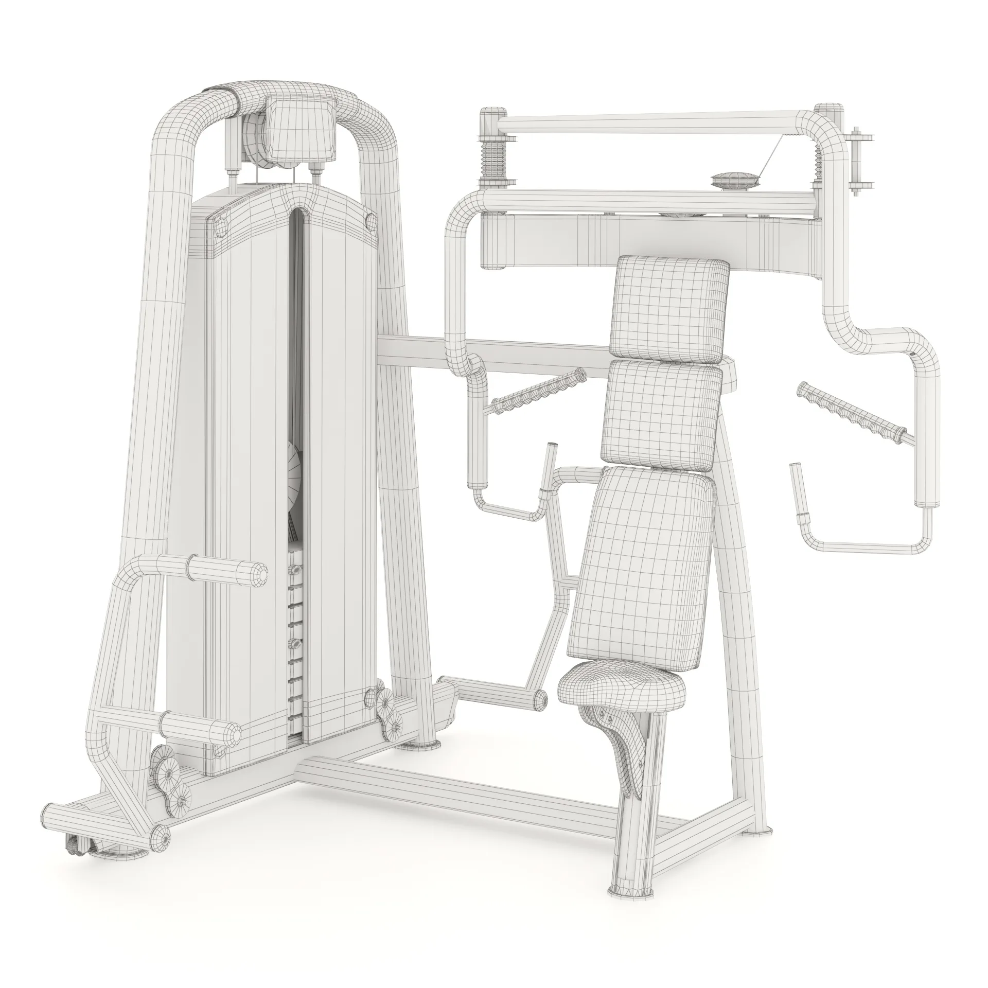 Gym Equipment Seated Chest Press V01