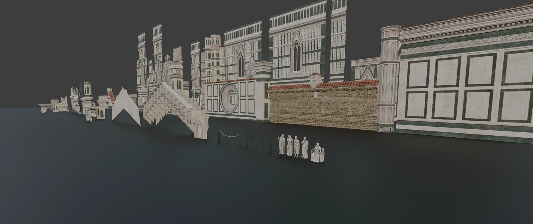 Florence Cathedral 3D Environment | Exterior & Interior