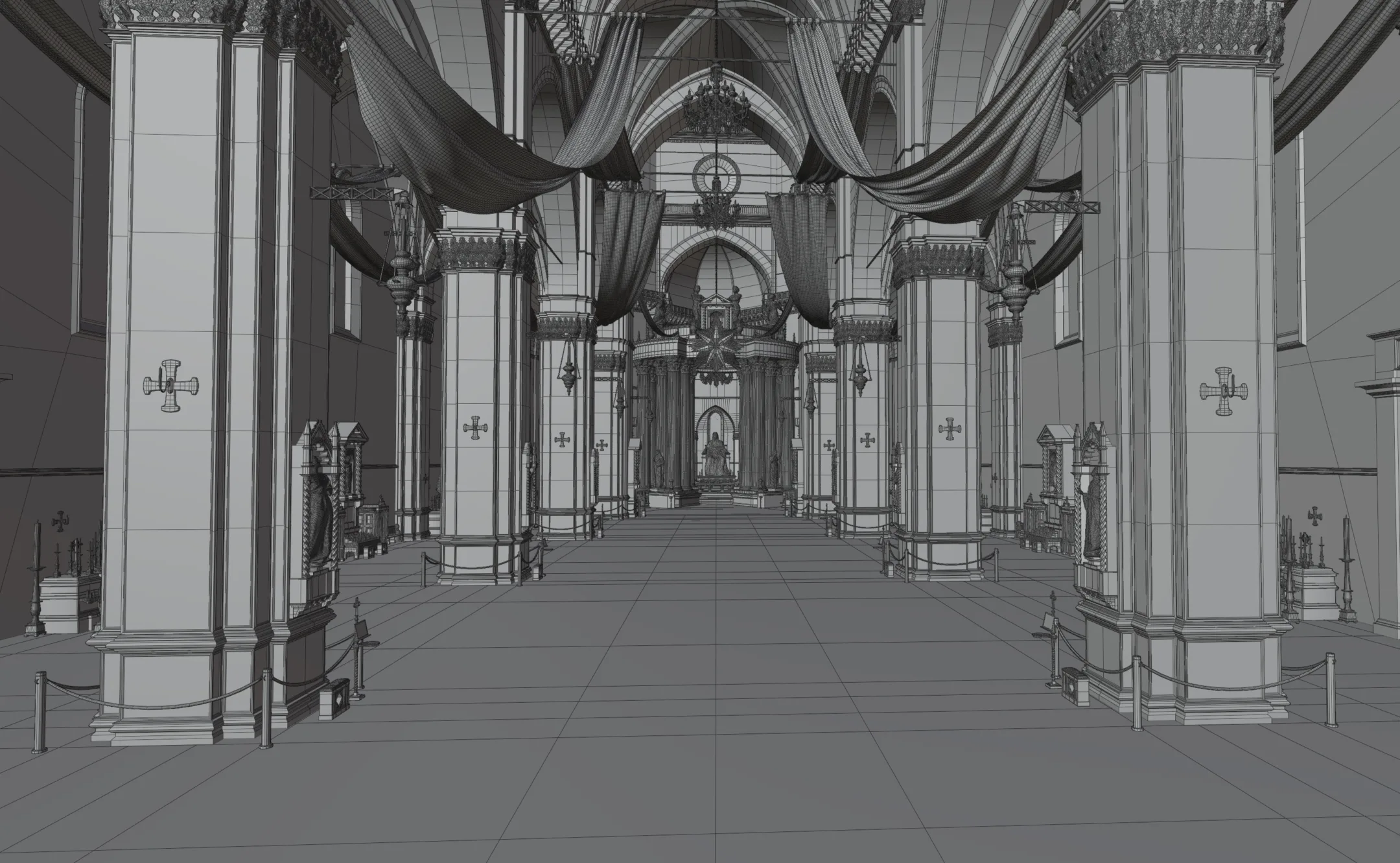 Florence Cathedral 3D Environment | Interior