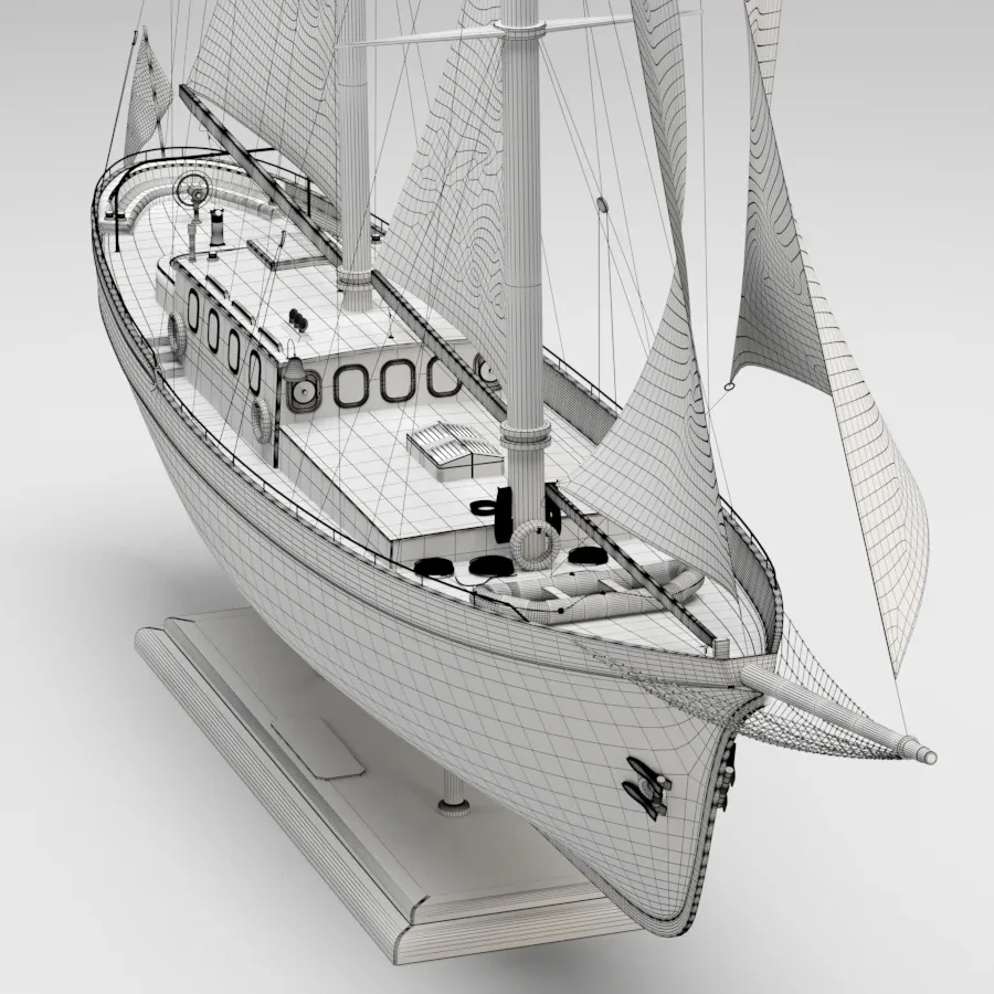 Silver Spray Schooner Boat