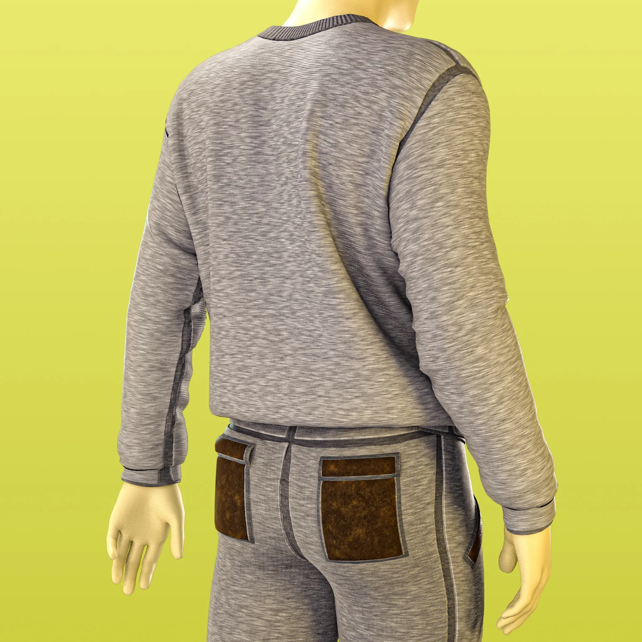 Men's sportswear (Marvelous Designer & Clo3d & FBX & OBJ & Texture)