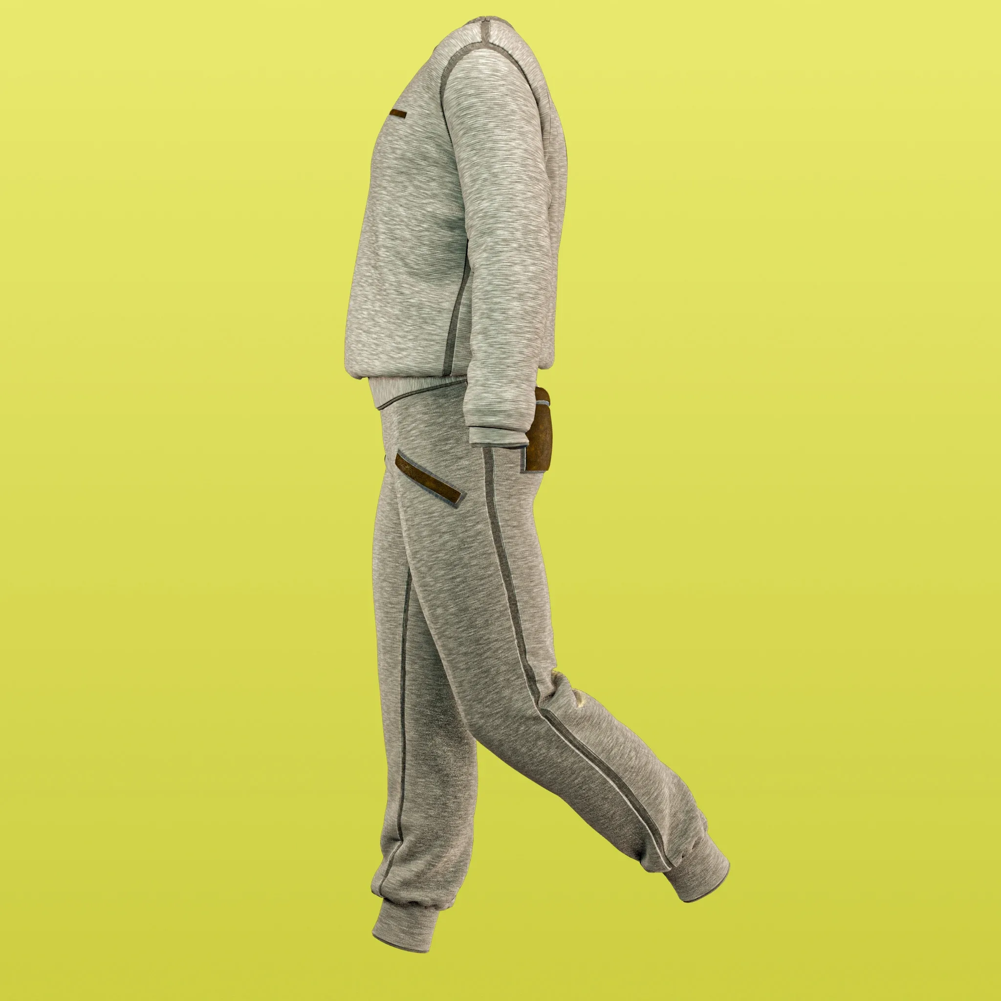 Men's sportswear (Marvelous Designer & Clo3d & FBX & OBJ & Texture)