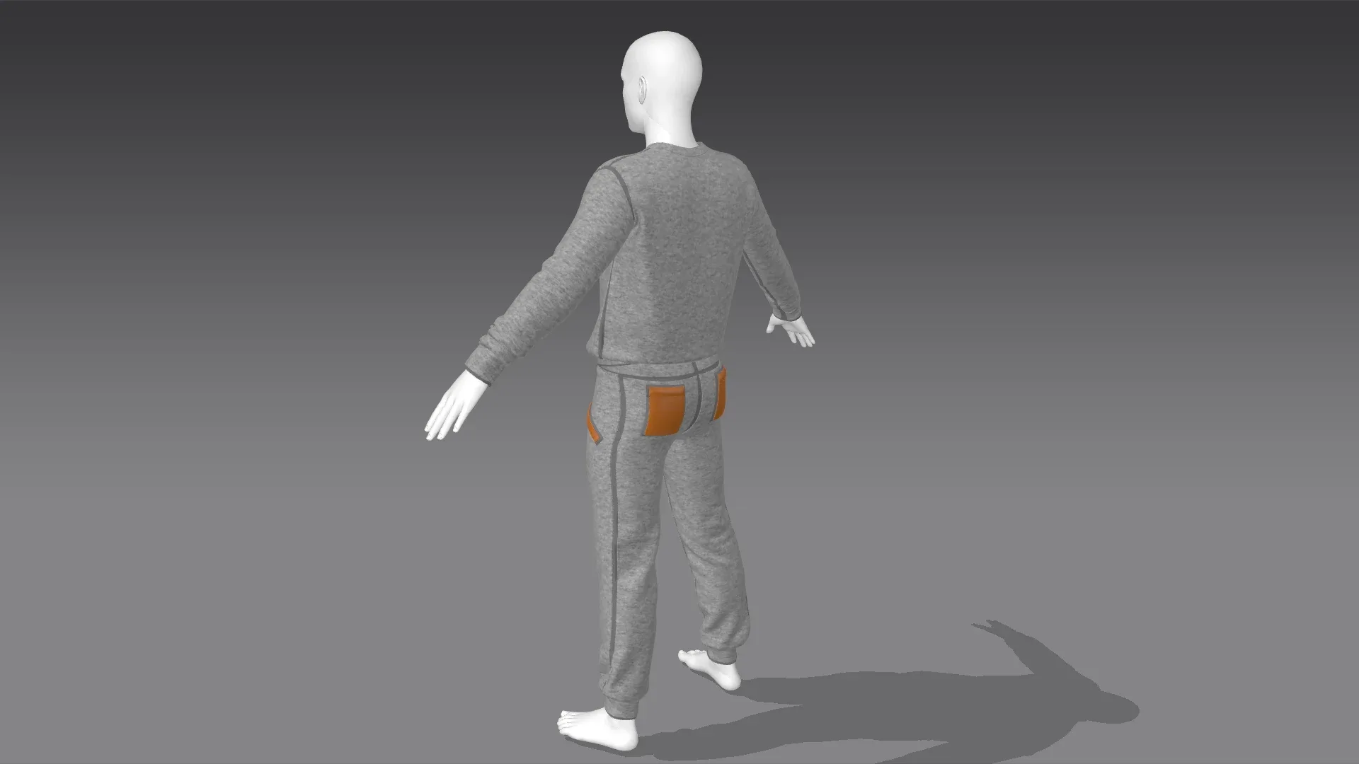 Men's sportswear (Marvelous Designer & Clo3d & FBX & OBJ & Texture)