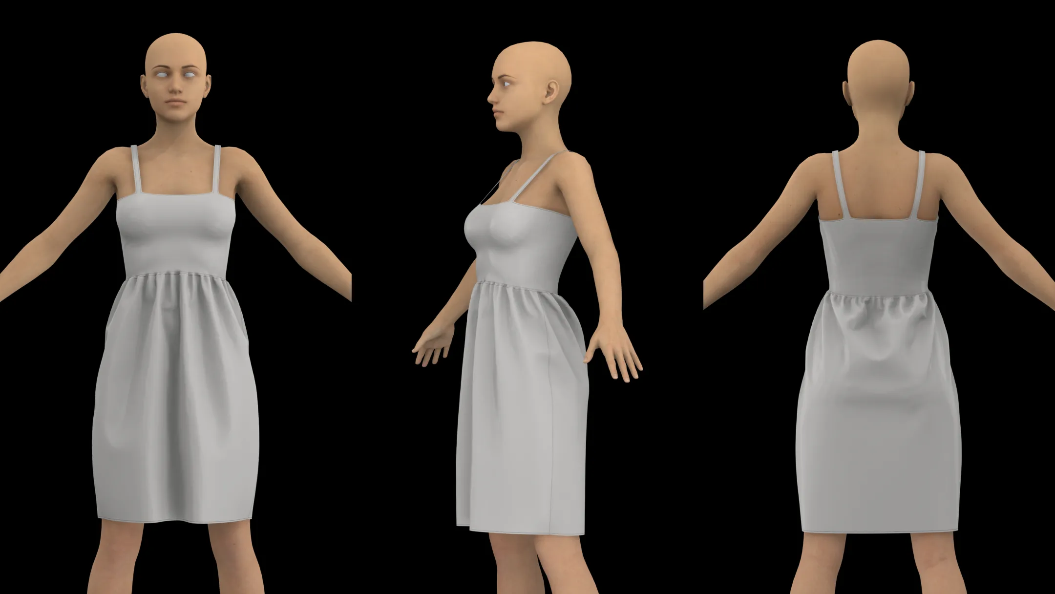 Female Basic Clothes Pack. 18 projects (.zprj) / Marvelous / Clo 3D