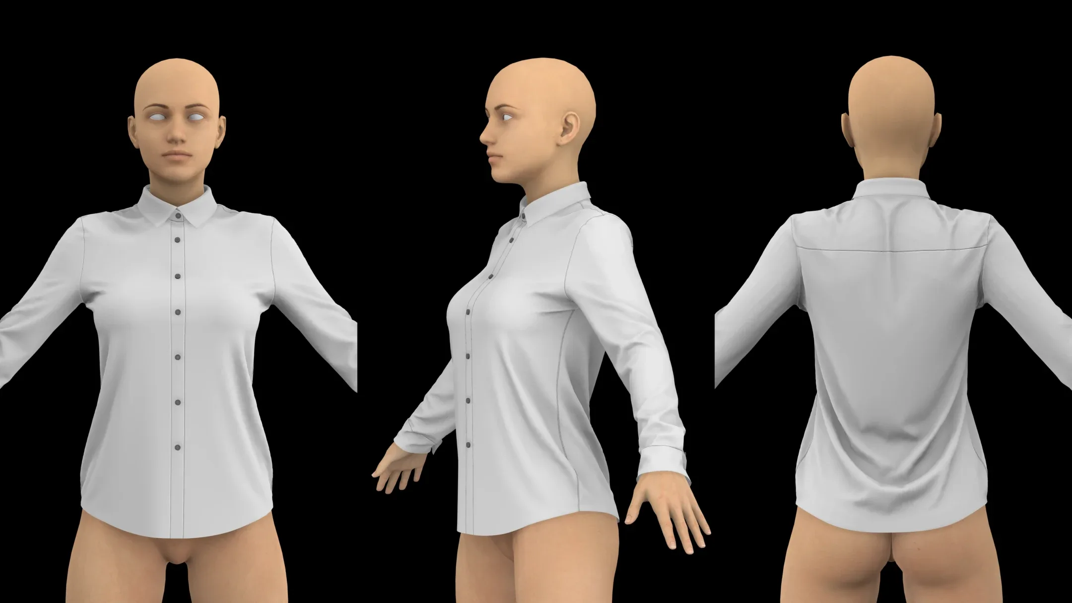 Female Basic Clothes Pack. 18 projects (.zprj) / Marvelous / Clo 3D
