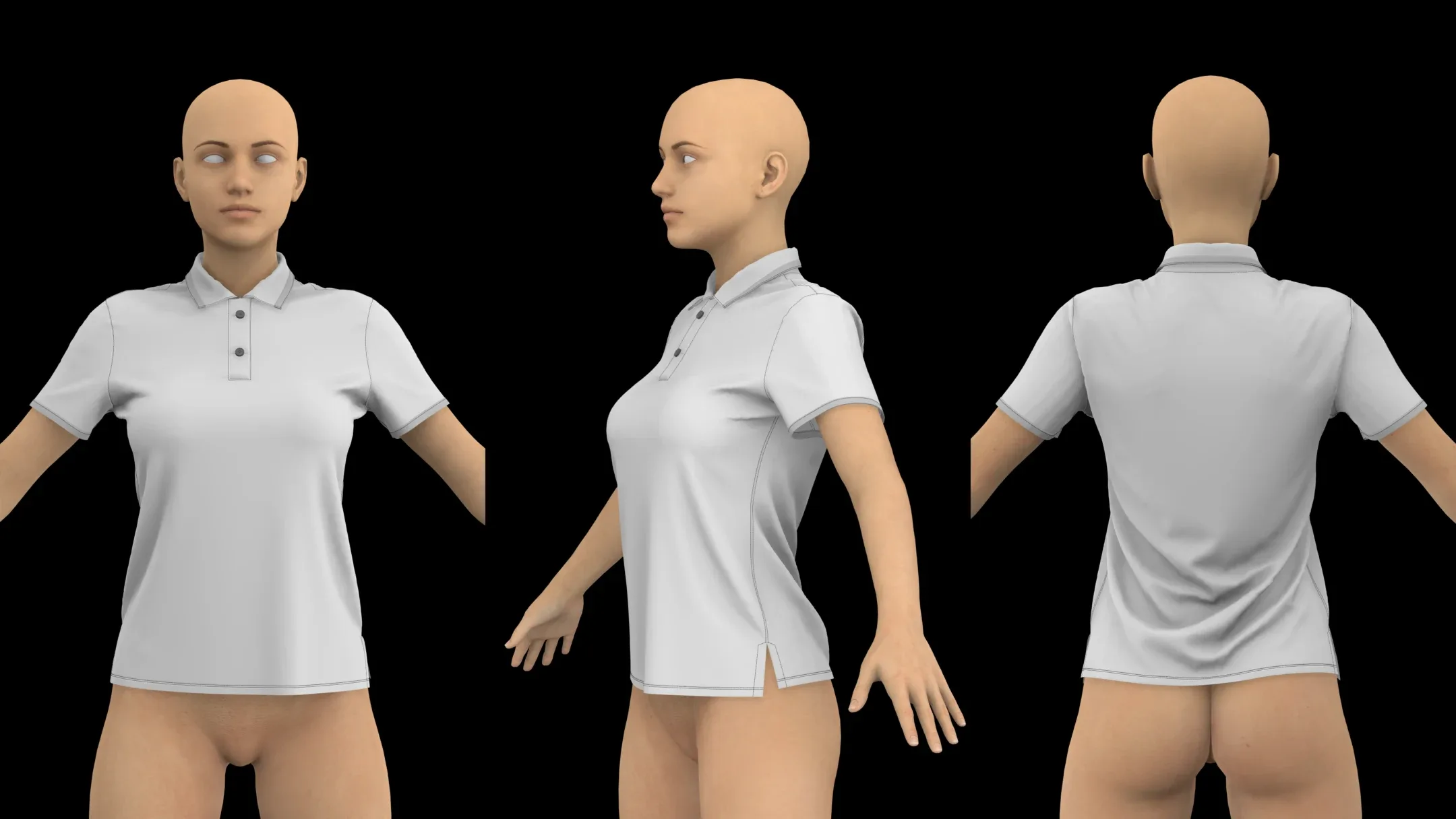 Female Basic Clothes Pack. 18 projects (.zprj) / Marvelous / Clo 3D