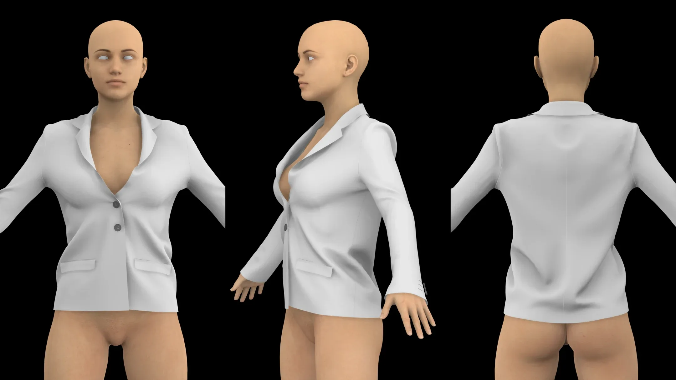 Female Basic Clothes Pack. 18 projects (.zprj) / Marvelous / Clo 3D