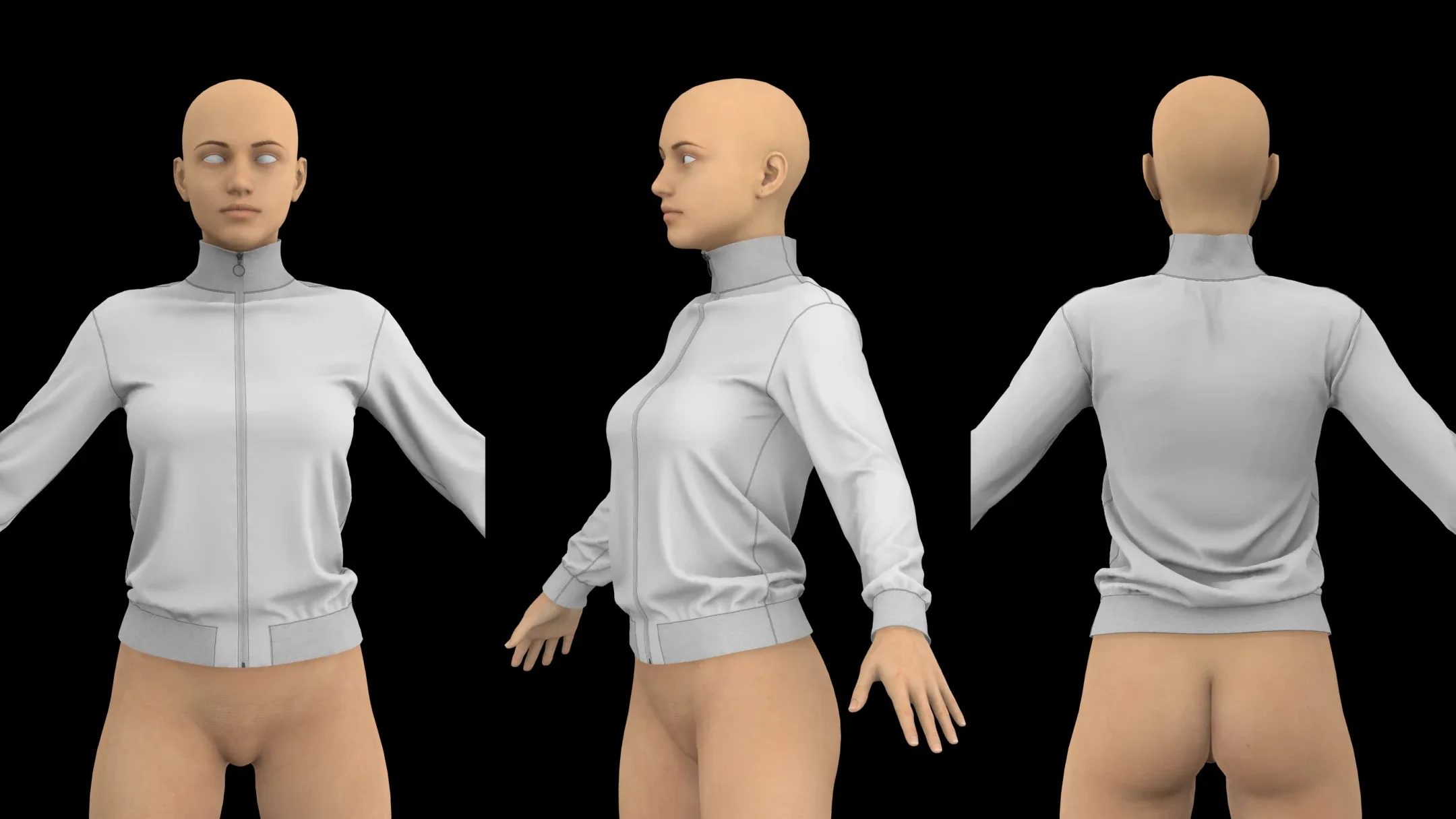 Female Basic Clothes Pack. 18 projects (.zprj) / Marvelous / Clo 3D