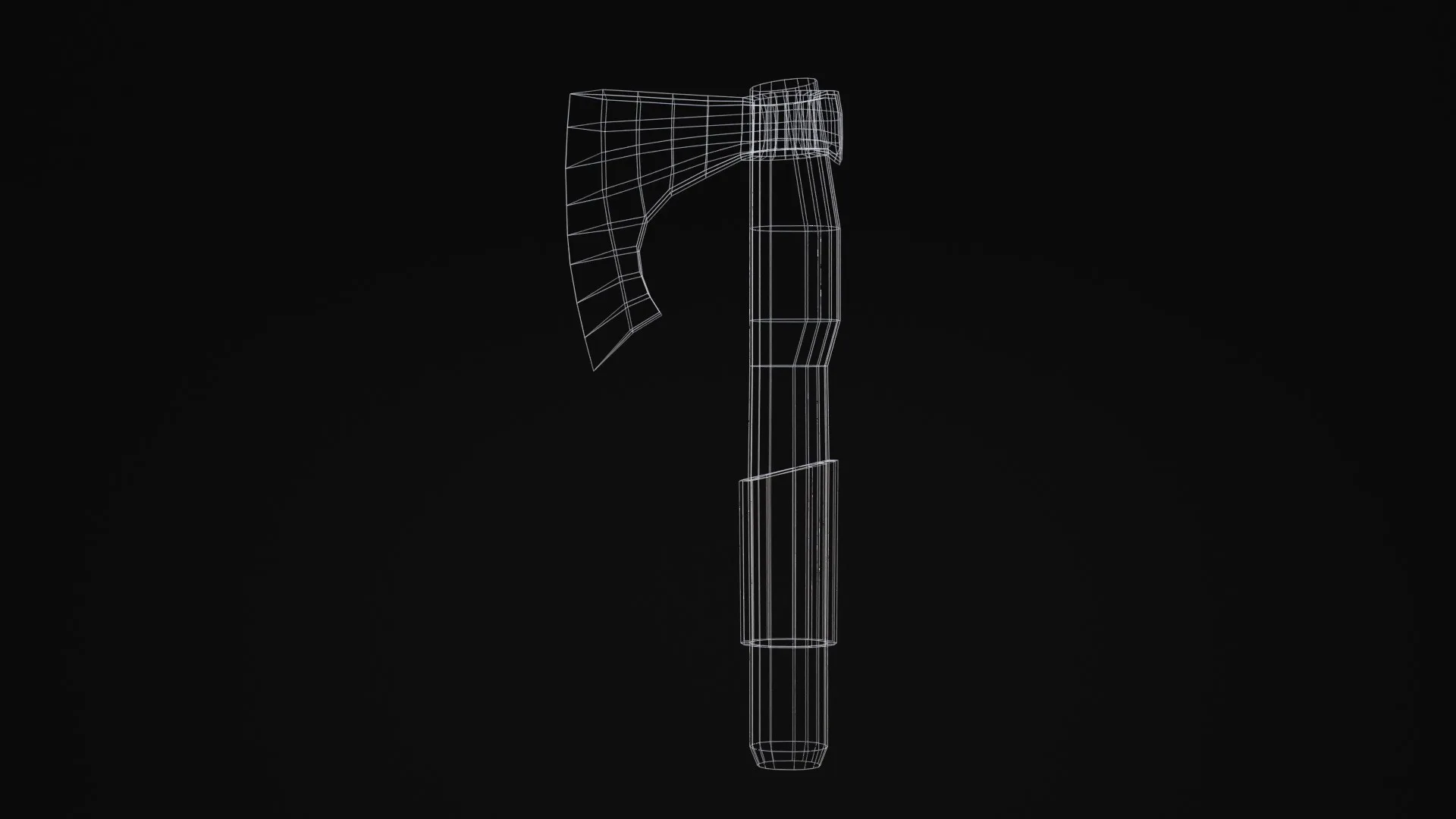 Axe Low Poly Game Ready