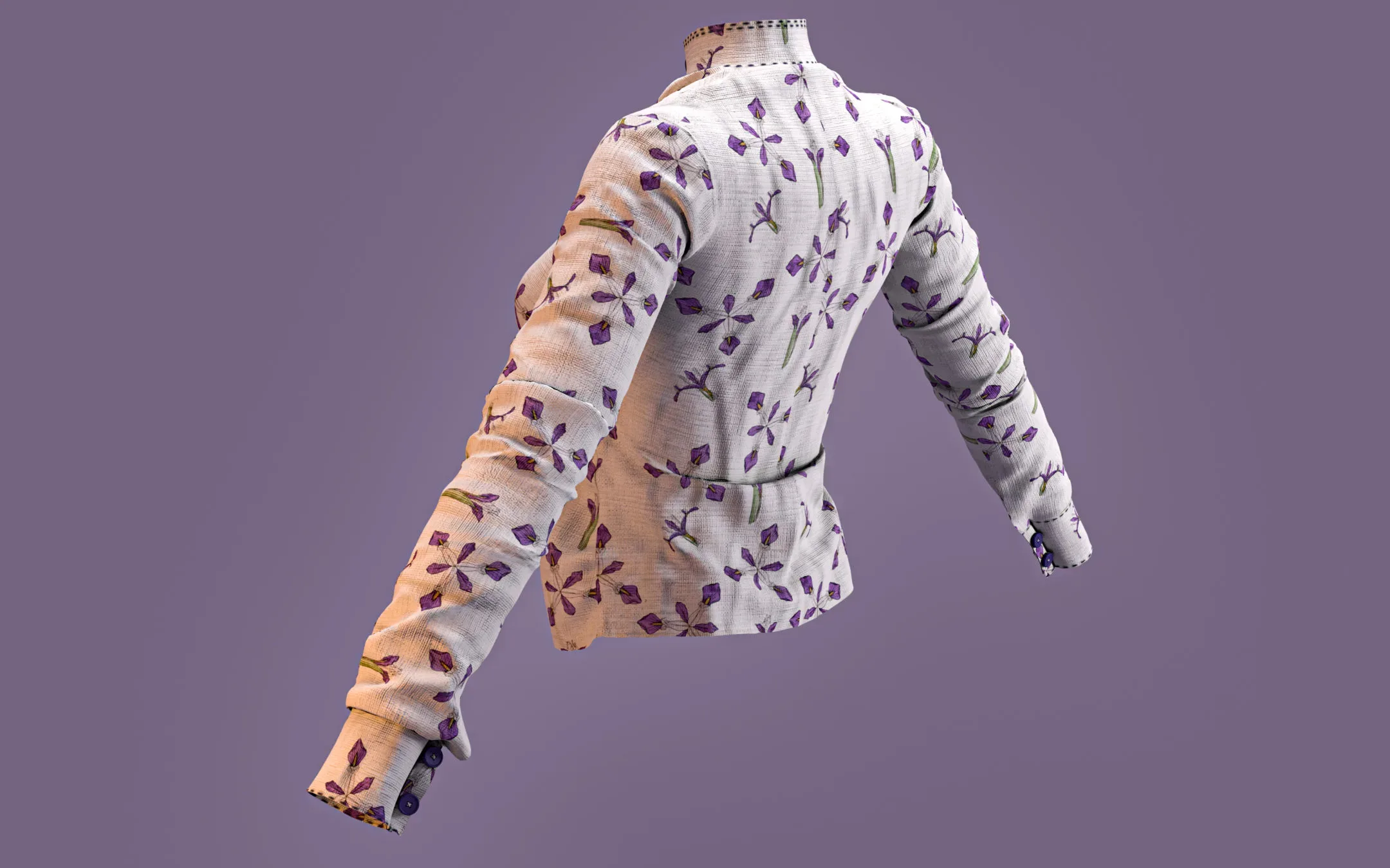 Formal shirt (Marvelous Designer & Clo3d & FBX & OBJ & Texture)