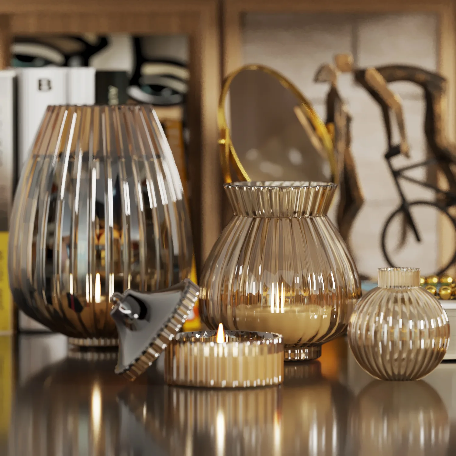 Pampas Decorative set 003