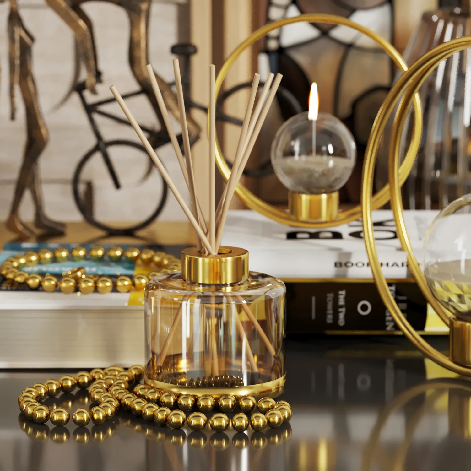 Pampas Decorative set 003